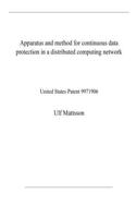 Apparatus and method for continuous data protection in a distributed computing network