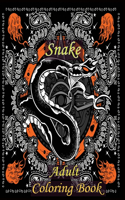 Snake Adult Coloring Book