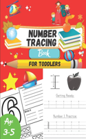Number tracing Book For Toddlers Age 3-5: 1 to 20! handwriting practice filled with line shapes & math activity For fun and relaxing pen control. Great gift for toddlers and preschoolers.