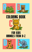 Coloring Book for Kids Animals from A-Z
