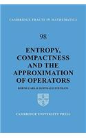 Entropy, Compactness and the Approximation of Operators