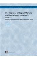 Development of Capital Markets and Institutional Investors in Russia