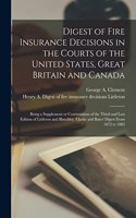 Digest of Fire Insurance Decisions in the Courts of the United States, Great Britain and Canada [microform]