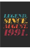 Legend Since August 1991