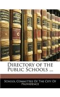 Directory of the Public Schools ...