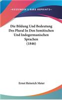 Die Bildung Und Bedeutung Des Plural in Den Semitischen Und Indogermanischen Sprachen (1846)