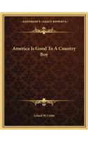 America Is Good to a Country Boy
