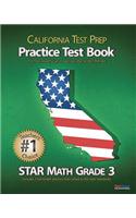 California Test Prep Practice Test Book Star Math Grade 3