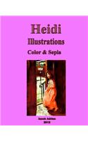 Heidi Illustrations Color & Sepia