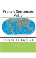 French Sentences Vol.3