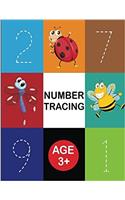 Number Tracing Practice: Number Practice for Preschool - Daily Handwriting Practice for Kids 3+ (Handwriting Practice): Tracing Letter for Kids