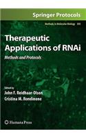 Therapeutic Applications of RNAi: Methods and Protocols