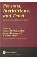 Persons, Institutions, and Trust
