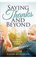 Saying Thanks and Beyond