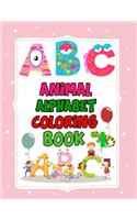 Animal Alphabet Coloring Book
