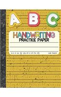 Handwriting Practice Paper: Dotted Mid-lines 150 Pages Uppercase and Lowercase Writing Sheets Notebook For Kids (Kindergarten To 3rd Grade Students)