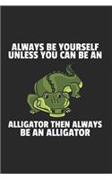 Krokodil Alligator Notizbuch