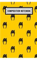 Fries Unruled Composition Notebook