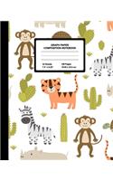 Graph Paper Composition Notebook