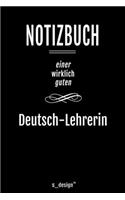 Notizbuch für Deutsch-Lehrer / Deutsch-Lehrerin