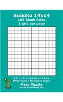 Sudoku 14x14 - 106 Blank Grids