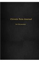 Chronic Pain Journal for Fibromyalgia: Pain management and tracking logbook - Record book for medical treatment, organisation and management - Faux black leather design