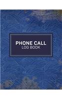 Phone Call Log Book