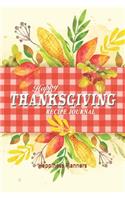 Happy Thanksgiving Recipe Notebook
