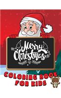 Merry Christmas Coloring Book For Kids