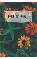Philippinen: Liniertes Reisetagebuch Notizbuch oder Reise Notizheft liniert - Reisen Journal für Männer und Frauen mit Linien