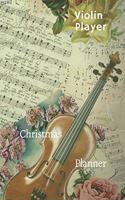 Violin Player Christmas Planner