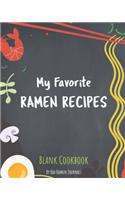 My Favorite Ramen Recipes Bank Cookbook