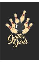 Gutter Girls Notebook - Bowling Journal Planner Bowler