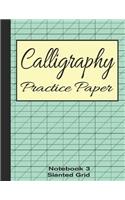 Calligraphy Practice Paper Notebook 3