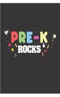 Pre-K Rocks: Preschool Class Back To School Writing Activity Book