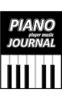 Piano Player Music Journal