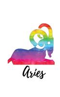 Aries: Dot Grid Journal Rainbow
