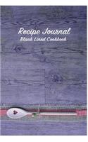 Recipe Journal Blank Lined Cookbook