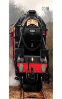 Steam Trains: 2020 A5 Padded Diary