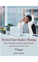 Practical Sense Business Planning