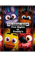Five Nights at Freddy's Coloring Book: Great Coloring Pages for Kids and Adults (Unofficial Edition)