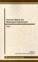 Chemical, Material and Metallurgical Engineering III