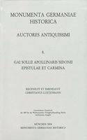 Gai Solii Apollinaris Sidonii Epistulae Et Carmina