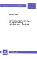 Voraussetzungen Und Folgen Der Meßanordnung Nach § 26 Abs. 1 Bimschg