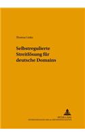 Selbstregulierte Streitloesung Fuer Deutsche Domains