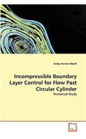 Incompressible Boundary Layer Control for Flow Past Circular Cylinder