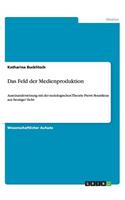 Das Feld der Medienproduktion