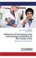 Influence of Harvesting Year and Storage Conditions of the Vranec Wine