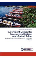 An Efficient Method for Constructing Regional Input-Output Tables