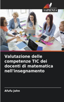 Valutazione delle competenze TIC dei docenti di matematica nell'insegnamento